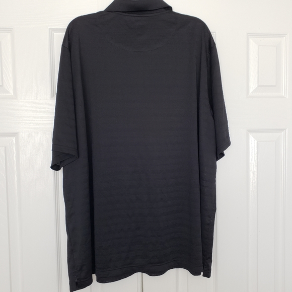 Club Room Men's Polo Shirt Orange With Navy Blue Trim and 1 Black Polo - Picture 2 of 6